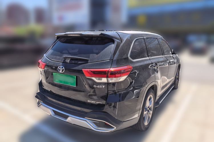 Used Toyota Highlander 2021 2.0T Four-Wheel Drive Luxury Edition 7 Seats Rear Right 45 Deg