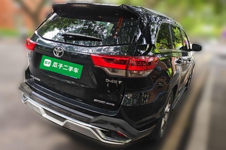 Used Toyota Highlander 2021 2.0T Four-Wheel Drive Prestige Version 7 Seats Rear Right 45 Deg