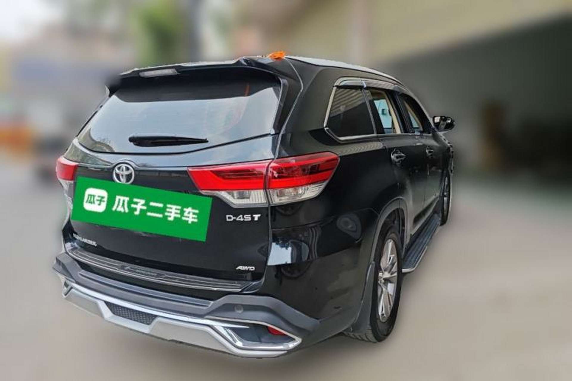Used Toyota Highlander 2021 2.0T Four-Wheel Drive Elite Edition 7-Seater Rear Right 45 Deg