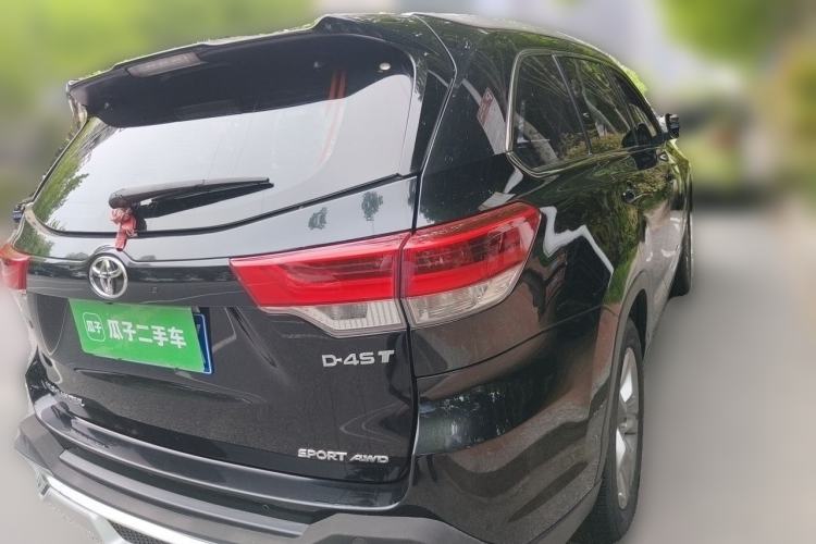 Used Toyota Highlander 2021 2.0T Four-Wheel Drive Prestige Version 7 Seats Rear Right 45 Deg