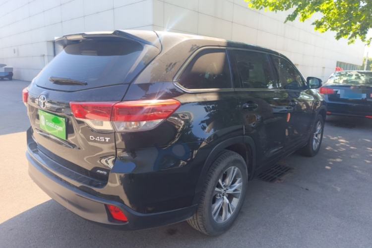 Used Toyota Highlander 2021 2.0T Four-Wheel Drive Elite Edition 7-Seater Rear Right 45 Deg