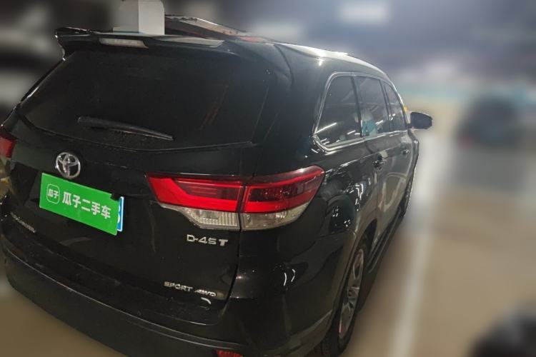 Used Toyota Highlander 2021 2.0T Four-Wheel Drive Luxury Edition 7 Seats Rear Right 45 Deg