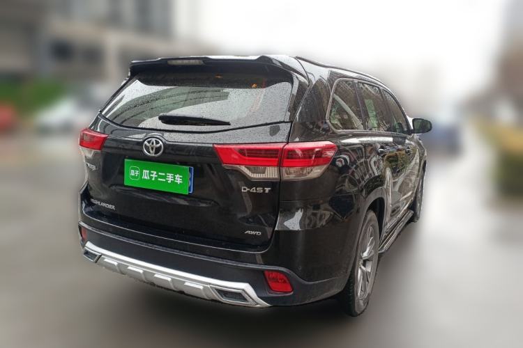Used Toyota Highlander 2021 2.0T Four-Wheel Drive Elite Edition 7-Seater Rear Right 45 Deg