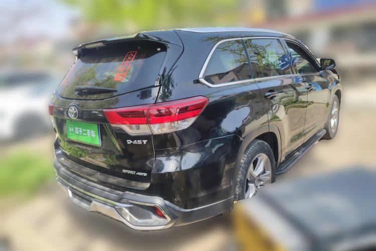 Used Toyota Highlander 2021 2.0T Four-Wheel Drive Prestige Version 7 Seats Rear Right 45 Deg