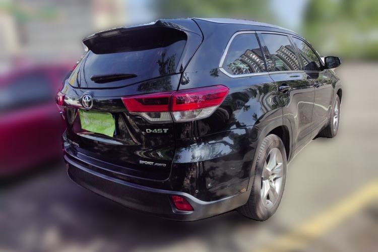 Used Toyota Highlander 2021 2.0T Four-Wheel Drive Luxury Edition 7 Seats Rear Right 45 Deg