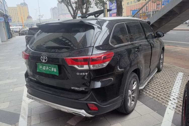 Used Toyota Highlander 2021 2.0T Four-Wheel Drive Luxury Edition 7 Seats Rear Right 45 Deg