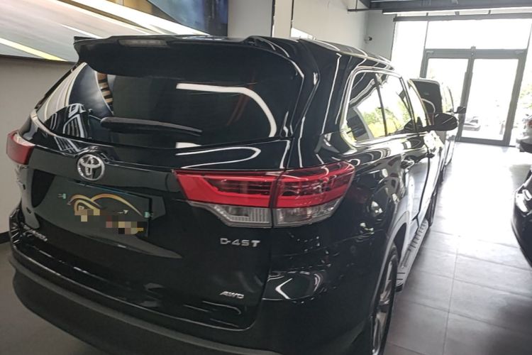 Used Toyota Highlander 2021 2.0T Four-Wheel Drive Elite Edition 7-Seater Rear Right 45 Deg