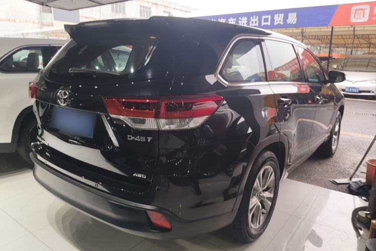 Used Toyota Highlander 2021 2.0T Four-Wheel Drive Elite Edition 7-Seater Rear Right 45 Deg