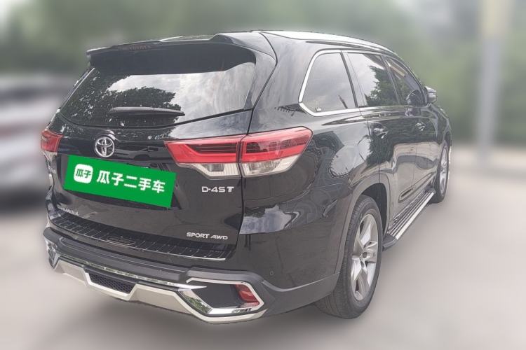 Used Toyota Highlander 2021 2.0T Four-Wheel Drive Luxury Edition 7 Seats Rear Right 45 Deg
