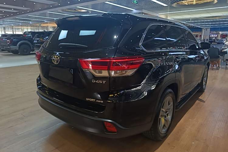 Used Toyota Highlander 2021 2.0T Four-Wheel Drive Luxury Edition 7 Seats Rear Right 45 Deg
