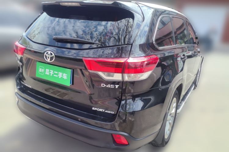 Used Toyota Highlander 2021 2.0T Four-Wheel Drive Luxury Edition 7 Seats Rear Right 45 Deg