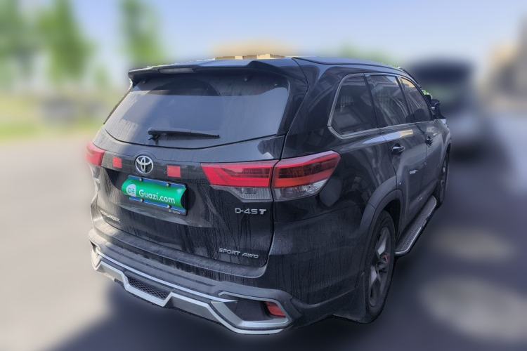Used Toyota Highlander 2021 2.0T Four-Wheel Drive Prestige Version 7 Seats Rear Right 45 Deg
