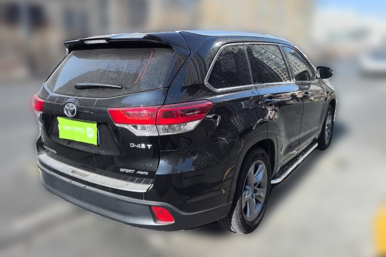 Used Toyota Highlander 2021 2.0T Four-Wheel Drive Luxury Edition 7 Seats Rear Right 45 Deg