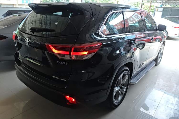 Used Toyota Highlander 2021 2.0T Four-Wheel Drive Luxury Edition 7 Seats Rear Right 45 Deg