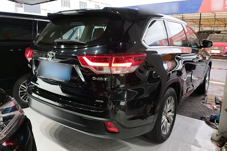 Used Toyota Highlander 2021 2.0T Four-Wheel Drive Elite Edition 7-Seater Rear Right 45 Deg