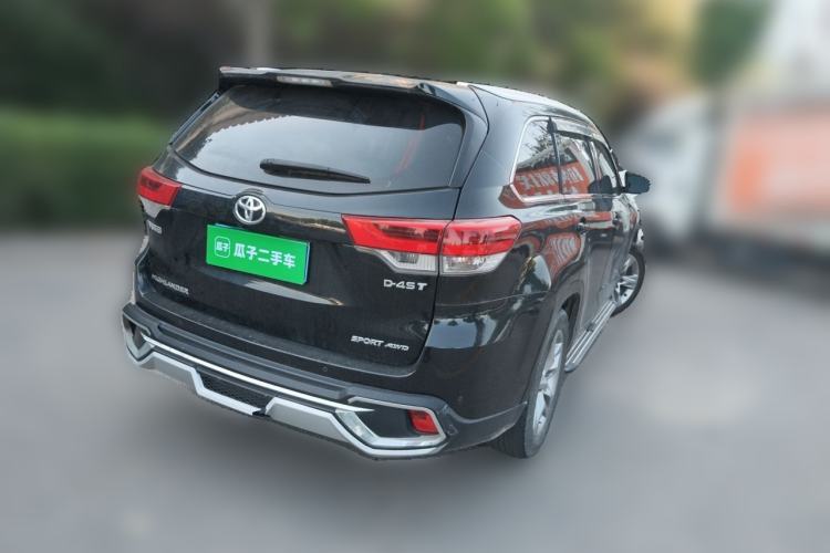 Used Toyota Highlander 2021 2.0T Four-Wheel Drive Luxury Edition 7 Seats Rear Right 45 Deg