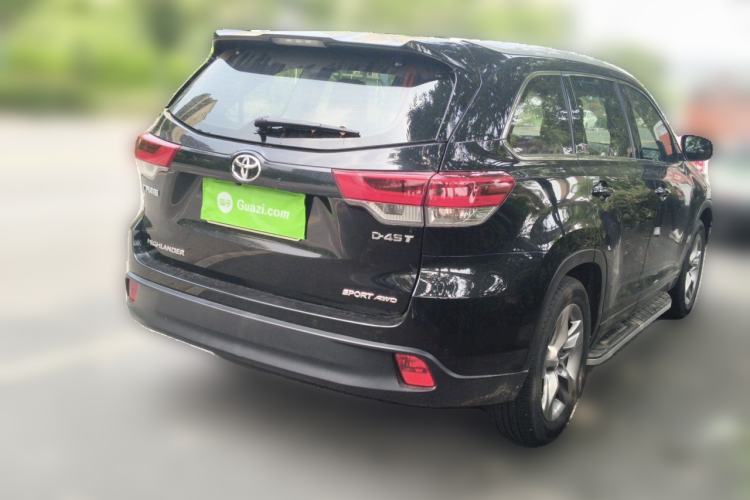 Used Toyota Highlander 2021 2.0T Four-Wheel Drive Prestige Version 7 Seats Rear Right 45 Deg