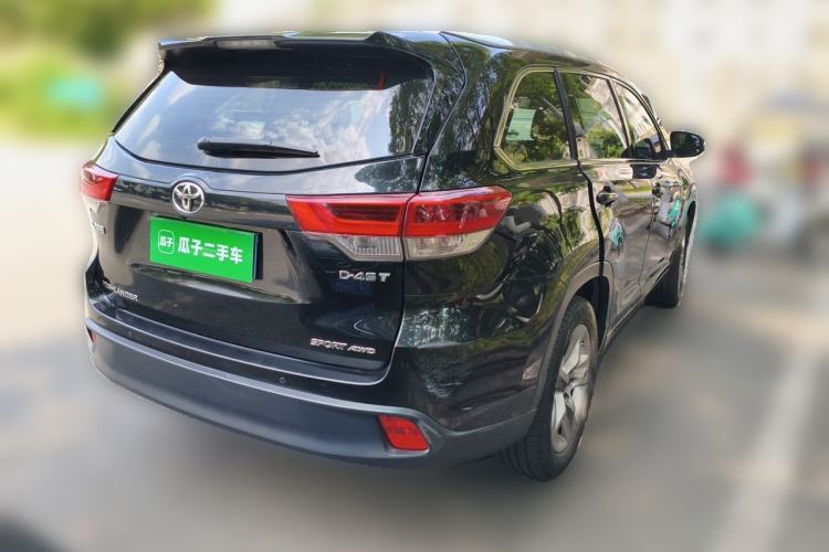 Used Toyota Highlander 2021 2.0T Four-Wheel Drive Luxury Edition 7 Seats Rear Right 45 Deg