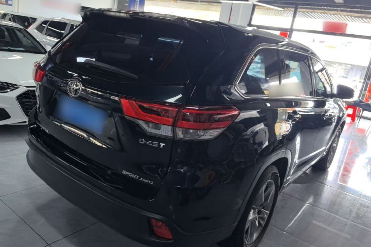 Used Toyota Highlander 2021 2.0T Four-Wheel Drive Luxury Edition 7 Seats Rear Right 45 Deg
