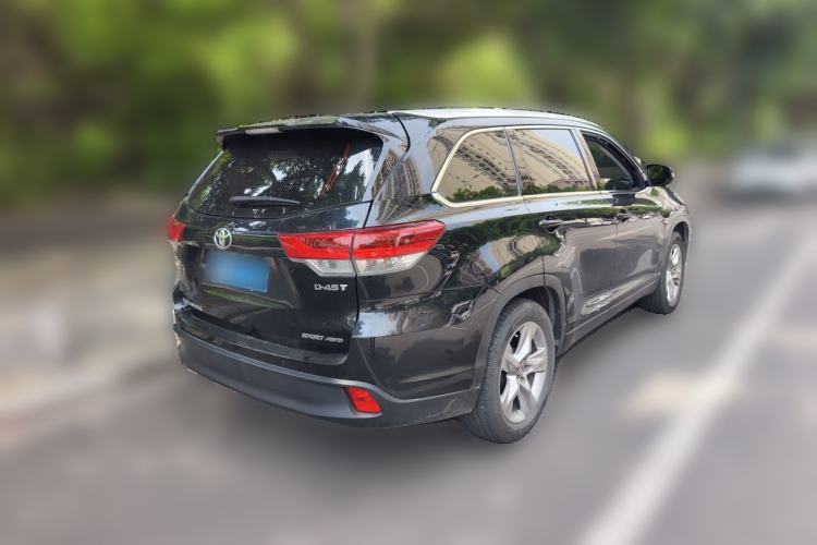 Used Toyota Highlander 2021 2.0T Four-Wheel Drive Luxury Edition 7 Seats Rear Right 45 Deg