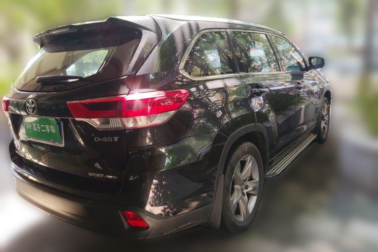 Used Toyota Highlander 2021 2.0T Four-Wheel Drive Luxury Edition 7 Seats Rear Right 45 Deg