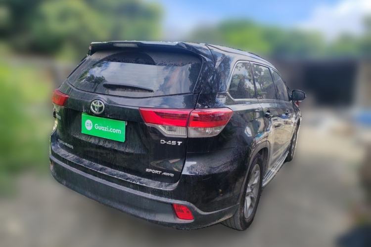 Used Toyota Highlander 2021 2.0T Four-Wheel Drive Luxury Edition 7 Seats Rear Right 45 Deg