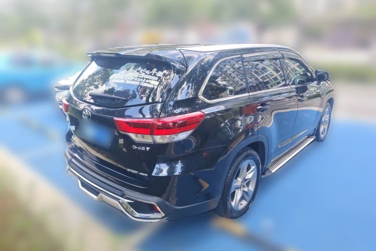 Used Toyota Highlander 2021 2.0T Four-Wheel Drive Prestige Version 7 Seats Rear Right 45 Deg