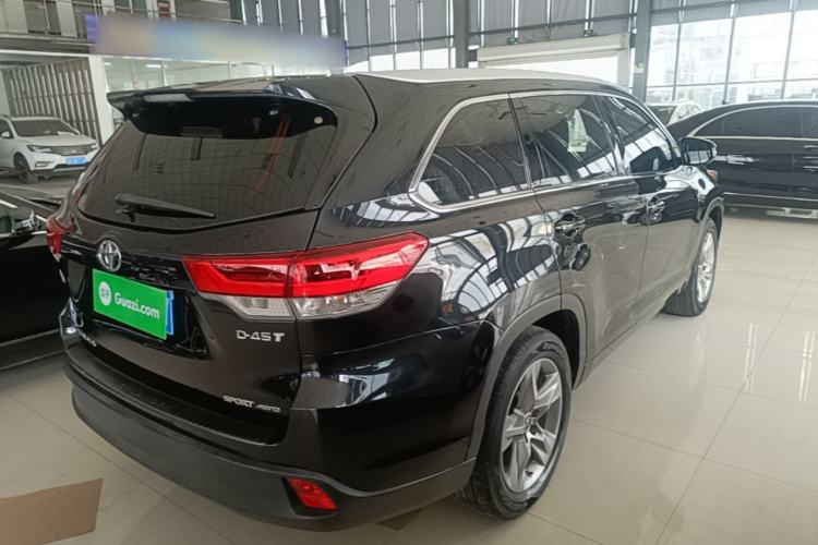Used Toyota Highlander 2021 2.0T Four-Wheel Drive Prestige Version 7 Seats Rear Right 45 Deg