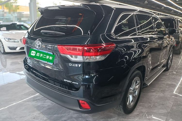 Used Toyota Highlander 2021 2.0T Four-Wheel Drive Luxury Edition 7 Seats Rear Right 45 Deg