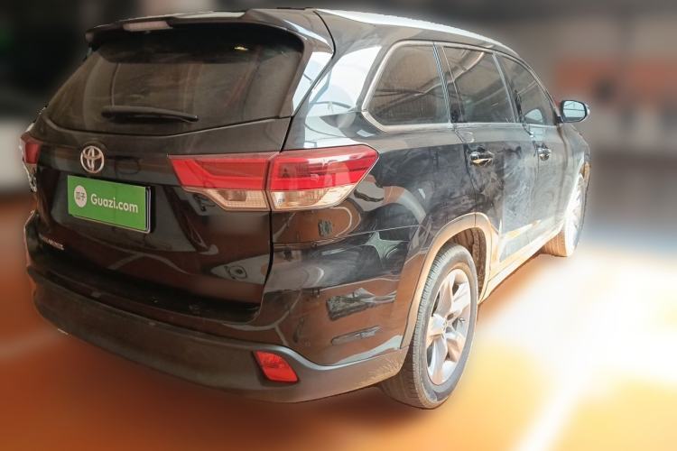 Used Toyota Highlander 2021 2.0T Four-Wheel Drive Luxury Edition 7 Seats Rear Right 45 Deg
