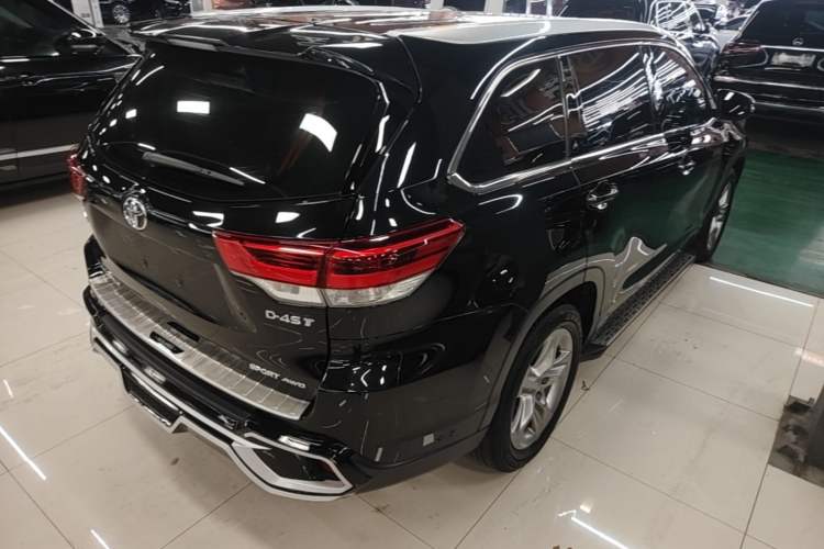 Used Toyota Highlander 2021 2.0T Four-Wheel Drive Luxury Edition 7 Seats Rear Right 45 Deg