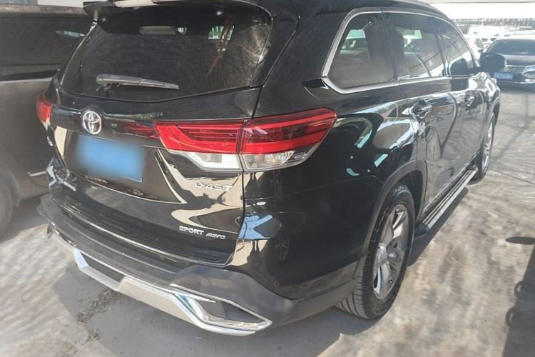 Used Toyota Highlander 2021 2.0T Four-Wheel Drive Prestige Version 7 Seats Rear Right 45 Deg