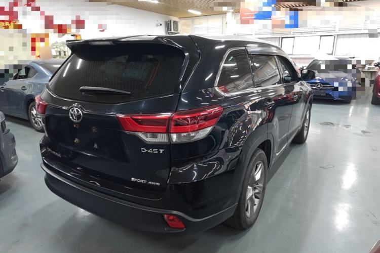 Used Toyota Highlander 2021 2.0T Four-Wheel Drive Luxury Edition 7 Seats Rear Right 45 Deg