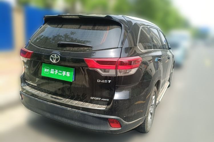 Used Toyota Highlander 2021 2.0T Four-Wheel Drive Luxury Edition 7 Seats Rear Right 45 Deg