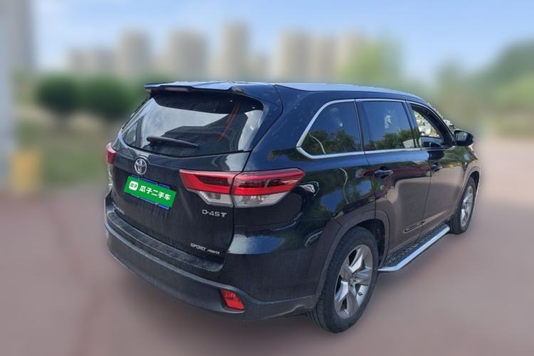Used Toyota Highlander 2021 2.0T Four-Wheel Drive Prestige Version 7 Seats Rear Right 45 Deg