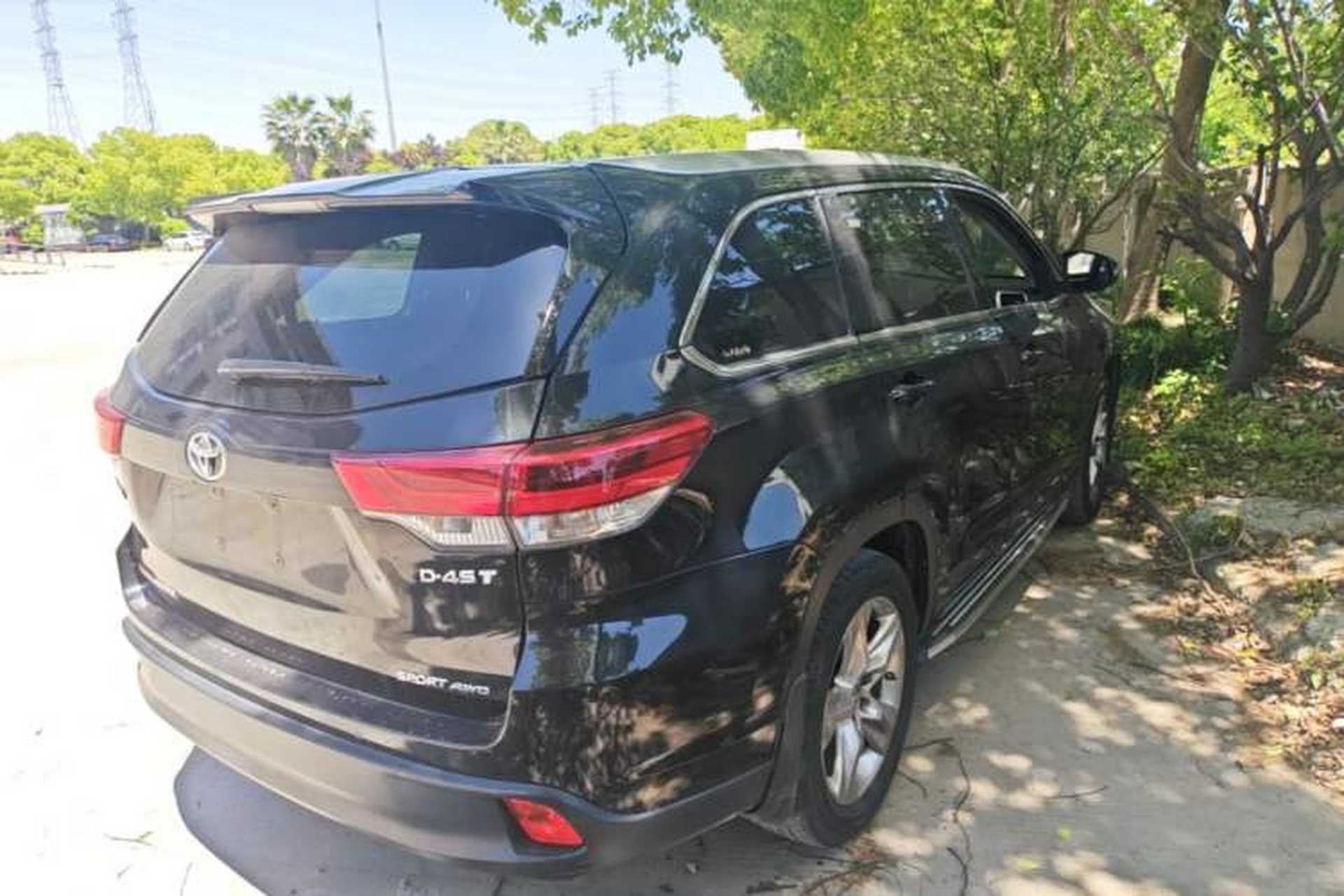 Used Toyota Highlander 2021 2.0T Four-Wheel Drive Luxury Edition 7 Seats Rear Right 45 Deg