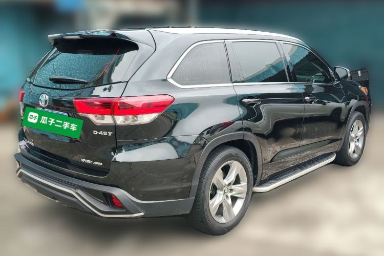 Used Toyota Highlander 2021 2.0T Four-Wheel Drive Luxury Edition 7 Seats Rear Right 45 Deg