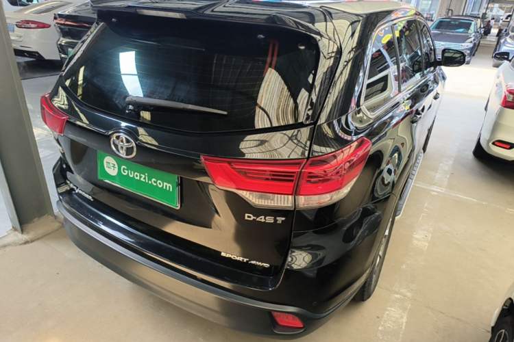 Used Toyota Highlander 2021 2.0T Four-Wheel Drive Prestige Version 7 Seats Rear Right 45 Deg