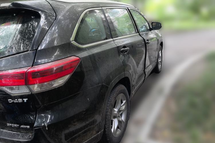 Used Toyota Highlander 2021 2.0T Four-Wheel Drive Prestige Version 7 Seats Rear Right 45 Deg