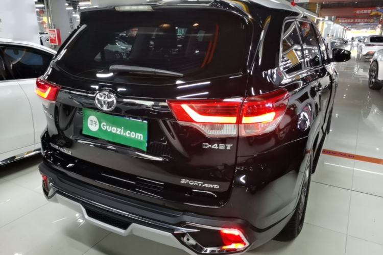 Used Toyota Highlander 2021 2.0T Four-Wheel Drive Luxury Edition 7 Seats Rear Right 45 Deg