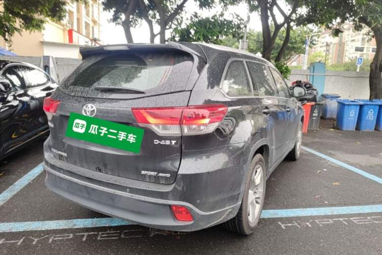 Used Toyota Highlander 2021 2.0T Four-Wheel Drive Knight Edition 7 Seats Rear Right 45 Deg