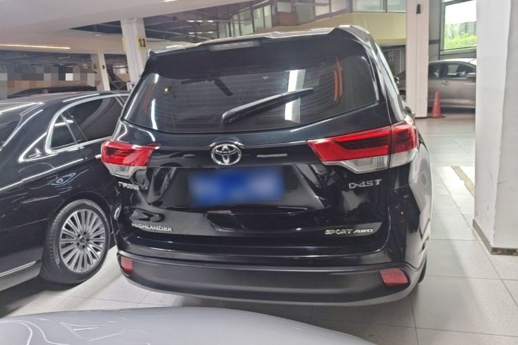 Used Toyota Highlander 2021 2.0T Four-Wheel Drive Luxury Edition 7 Seats Rear