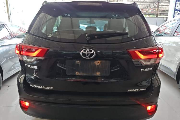 Used Toyota Highlander 2021 2.0T Four-Wheel Drive Luxury Edition 7 Seats Rear