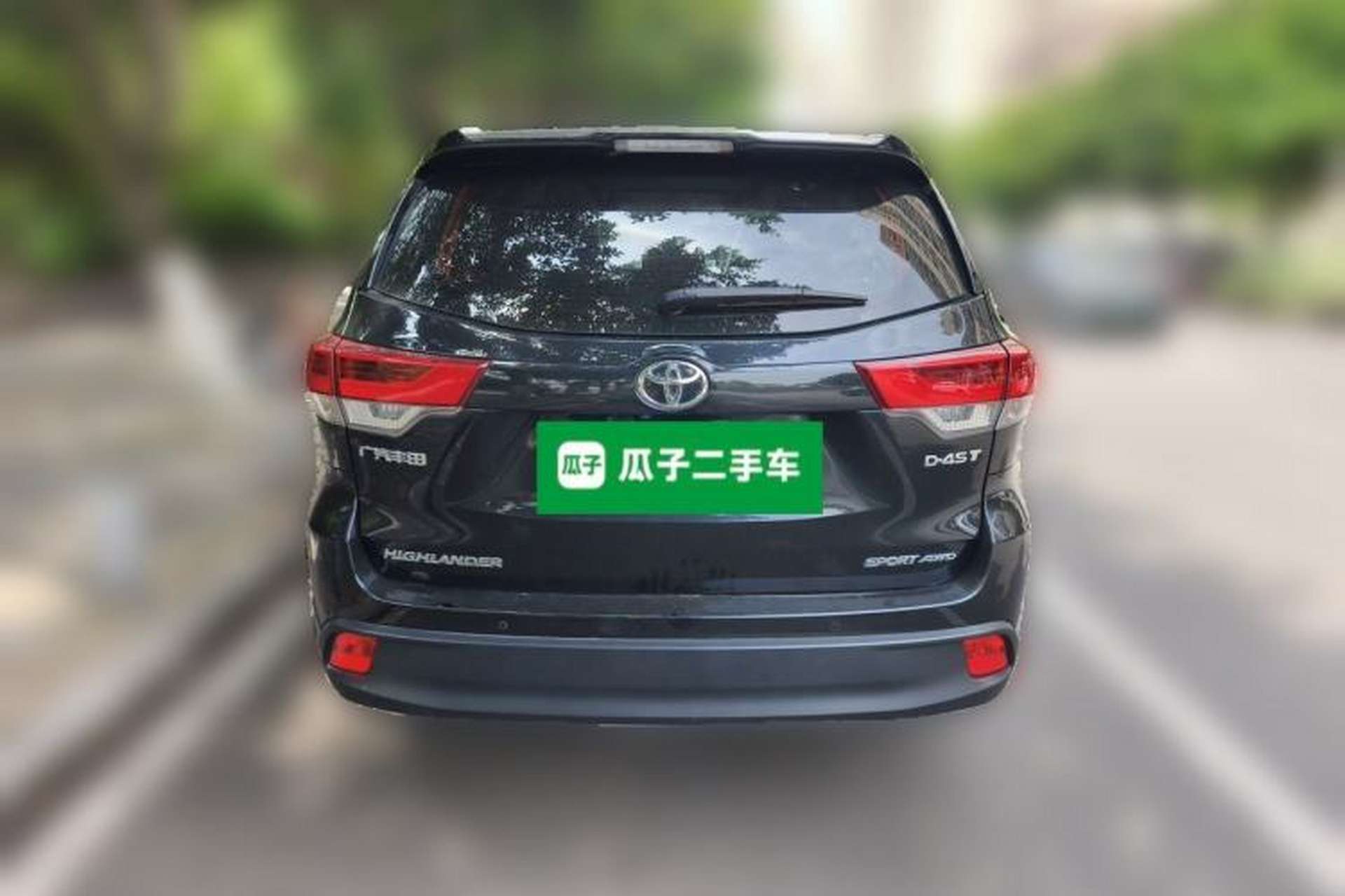 Used Toyota Highlander 2021 2.0T Four-Wheel Drive Luxury Edition 7 Seats Rear