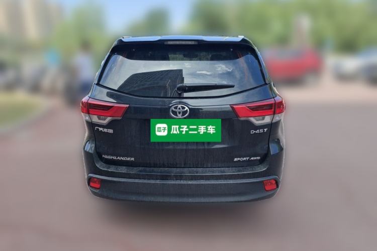 Used Toyota Highlander 2021 2.0T Four-Wheel Drive Prestige Version 7 Seats Rear