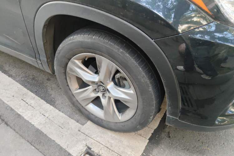 Used Toyota Highlander 2021 2.0T Four-Wheel Drive Luxury Edition 7 Seats Right Front Wheel Hub