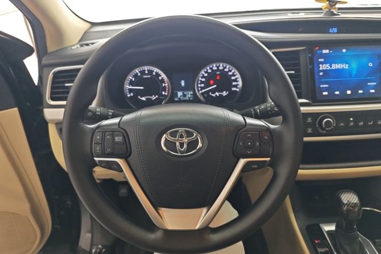 Used Toyota Highlander 2021 2.0T Four-Wheel Drive Elite Edition 7-Seater Steering Wheel