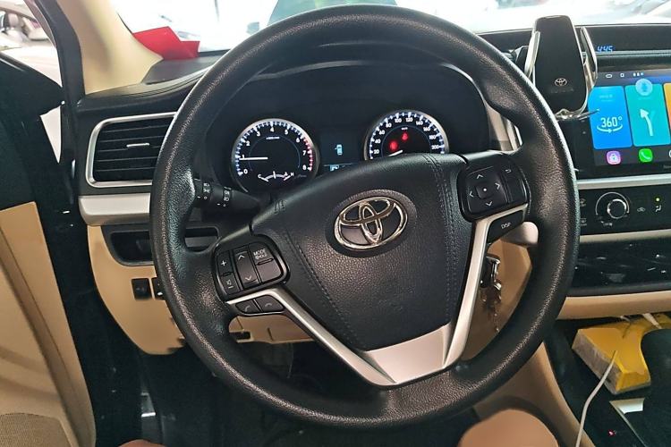 Used Toyota Highlander 2021 2.0T Four-Wheel Drive Elite Edition 7-Seater Steering Wheel