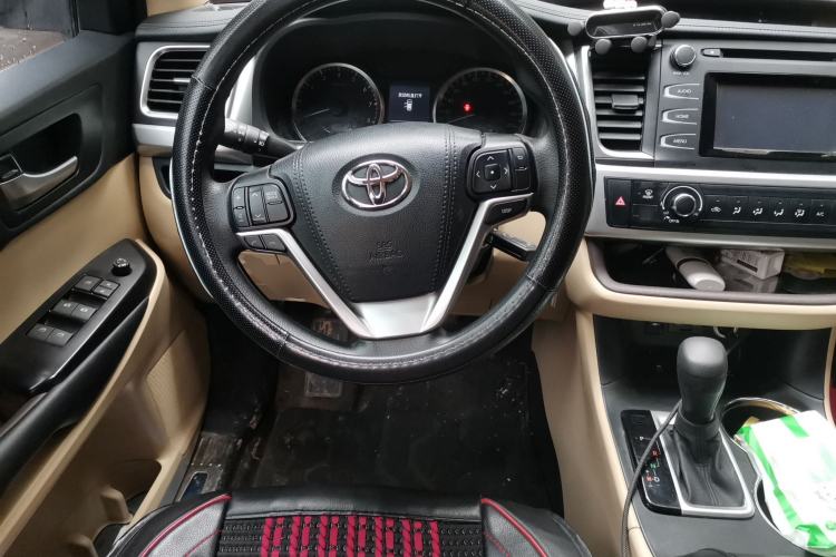 Used Toyota Highlander 2021 2.0T Four-Wheel Drive Elite Edition 7-Seater Steering Wheel