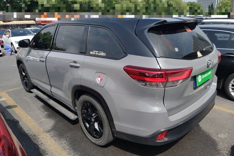 Used Toyota Highlander 2021 2.0T Two-Wheel Drive Luxury Edition 7 Seats Rear Left 45 Deg